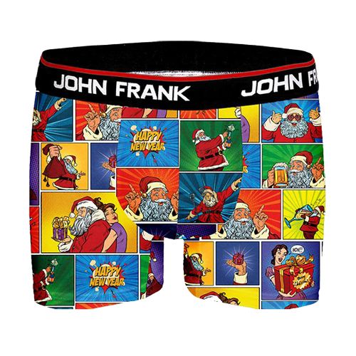 JOHN FRANK DİJİTAL BASKILI BOXER MULTICOLOR - 1